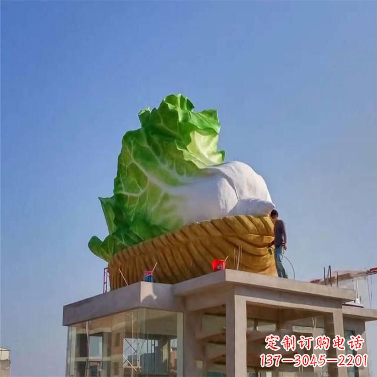 沈阳玻璃钢白菜雕塑