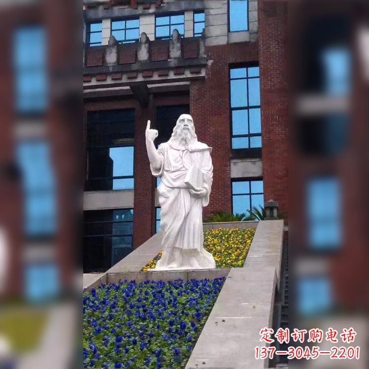 沈阳柏拉图精美石雕像，传承哲学大师的精神