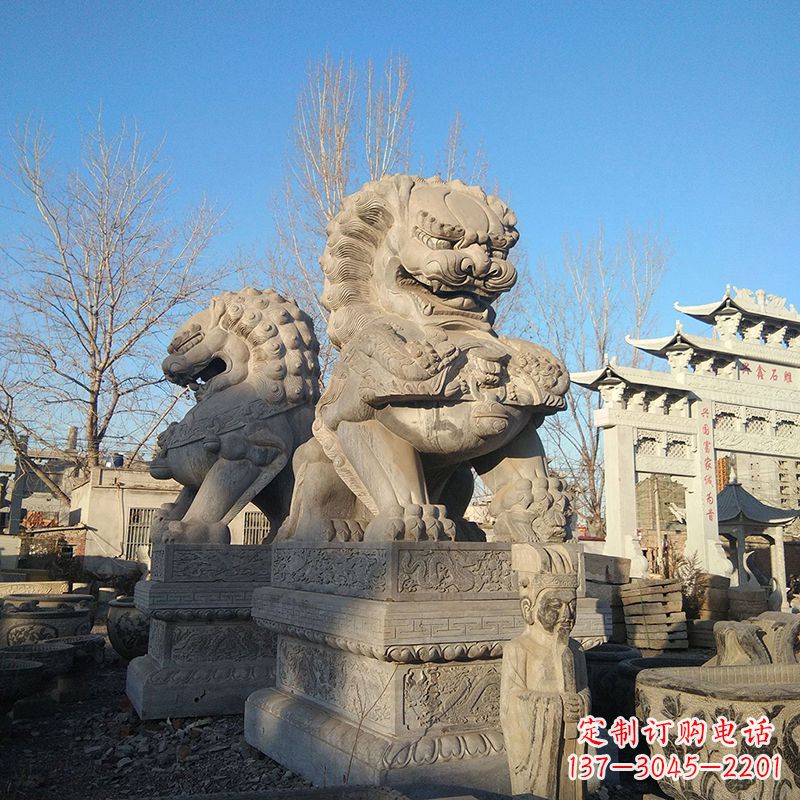 沈阳新室内装饰狮子雕塑