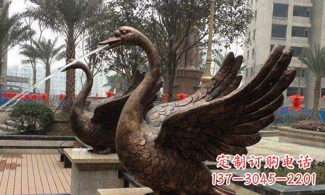 沈阳天鹅雕塑美丽的视觉盛宴