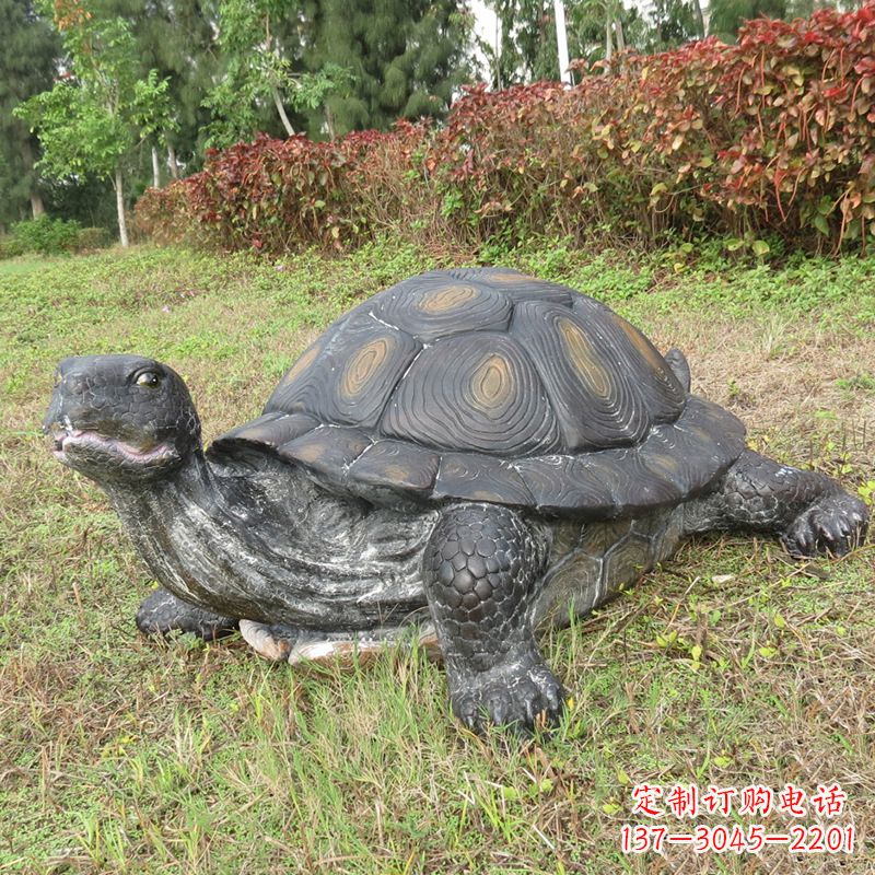 沈阳玻璃钢乌龟雕塑传承古老文化