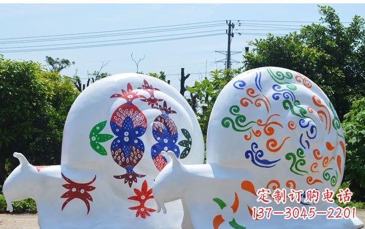 沈阳玻璃钢蜗牛一种精美的雕塑