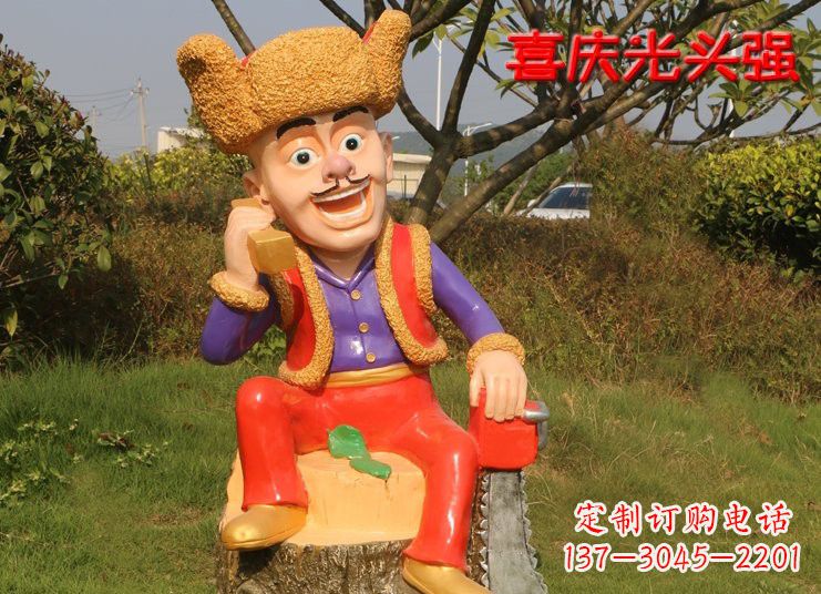 沈阳玻璃钢熊大熊二光头强