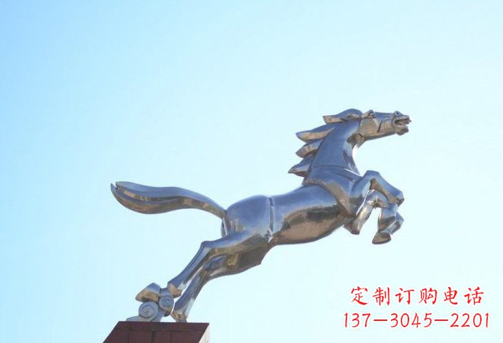 沈阳不锈钢奔马雕塑