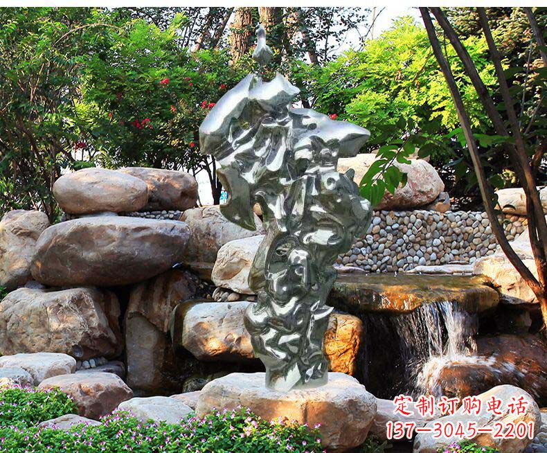 沈阳不锈钢别墅景观太湖石雕塑