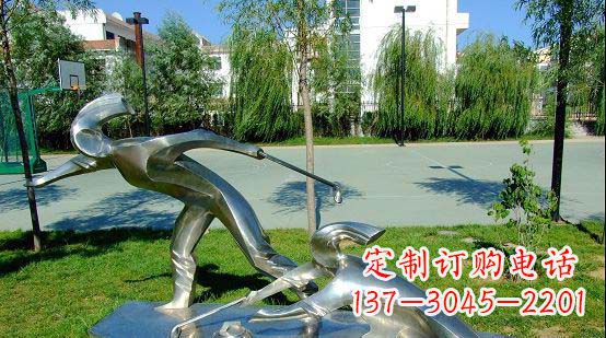 沈阳不锈钢冰壶运动雕塑