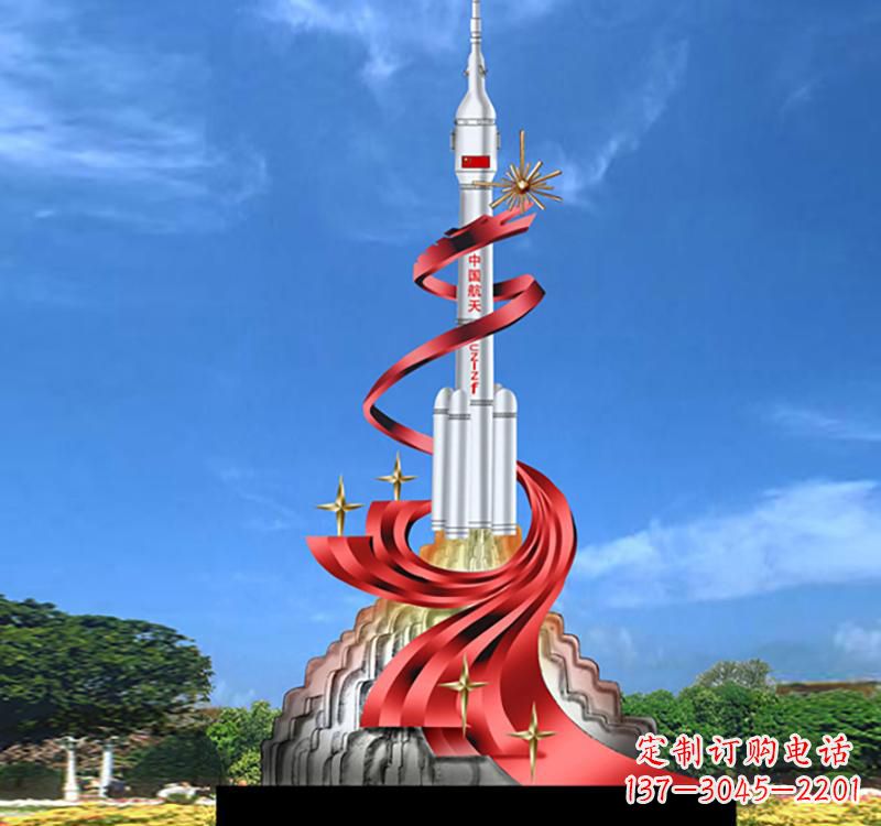 沈阳不锈钢嫦娥飞天标识雕塑