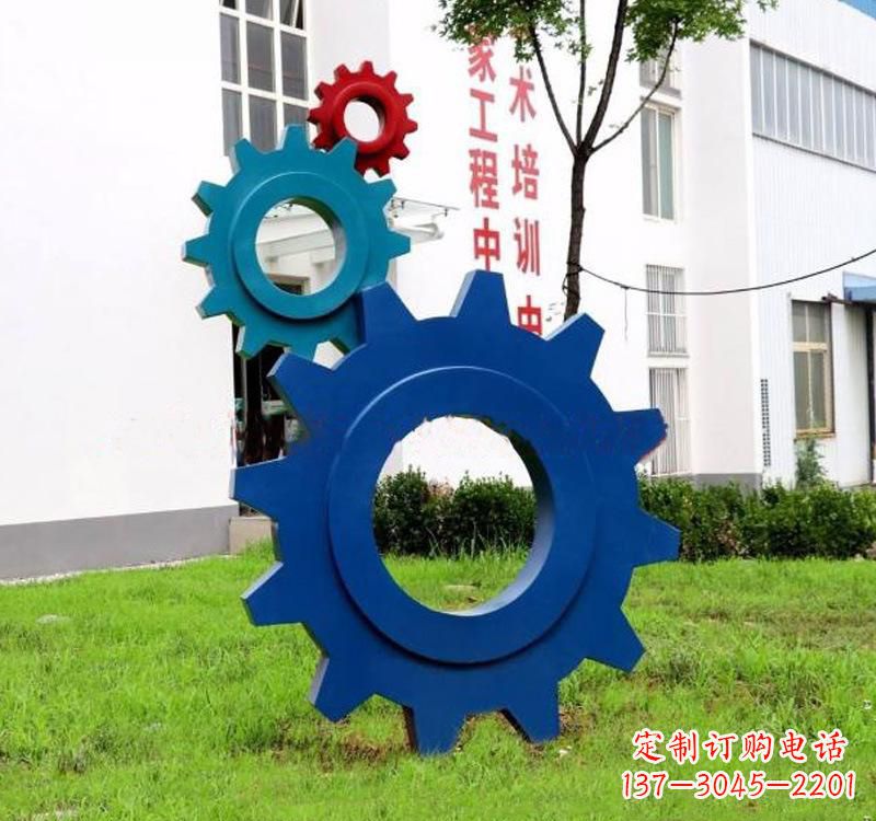 沈阳不锈钢齿轮创意雕塑