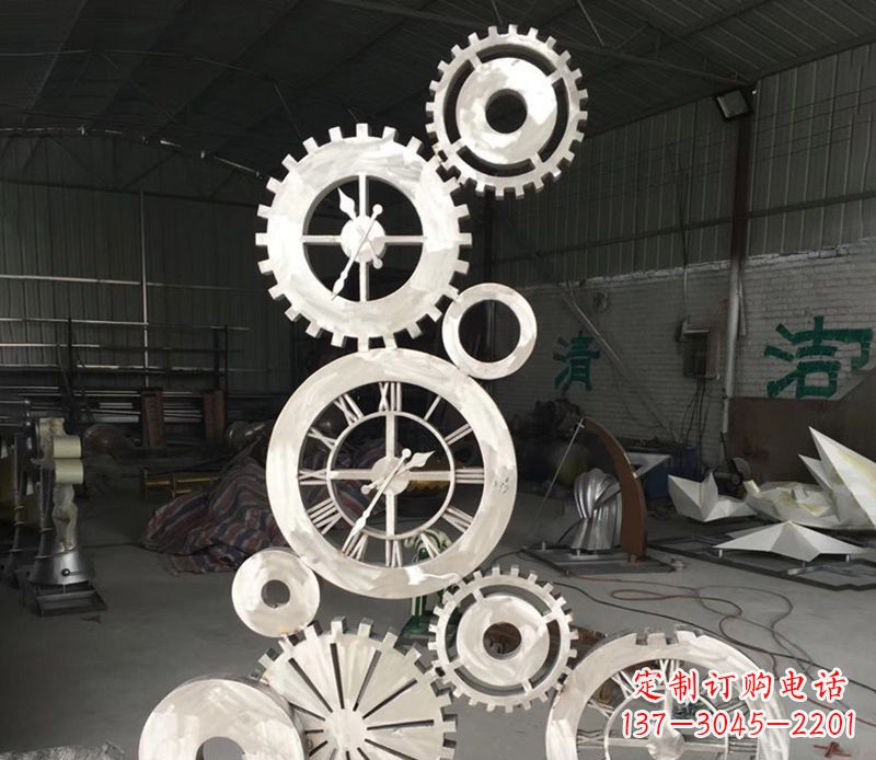 沈阳不锈钢齿轮雕塑