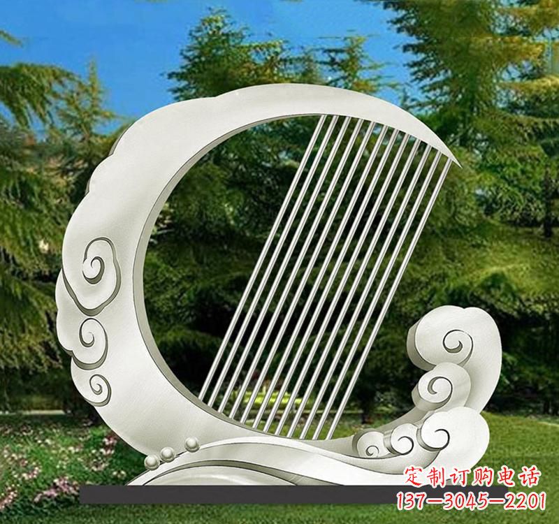 沈阳精美的不锈钢月亮雕塑