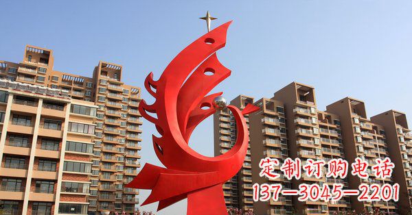 沈阳凤凰灿烂的不锈钢雕塑