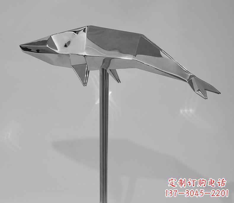 沈阳不锈钢海豚雕塑