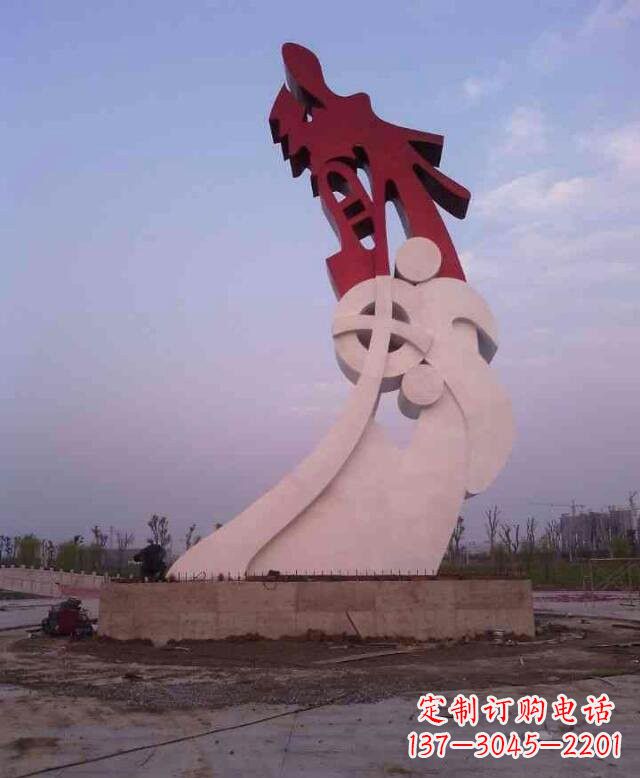 沈阳不锈钢抽象龙城市景观雕塑
