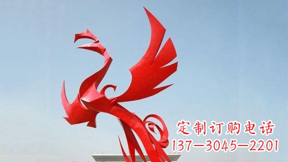 沈阳不锈钢凤凰雕塑