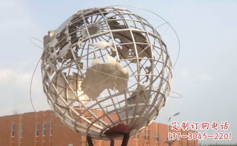 沈阳不锈钢地球雕塑——一件集美丽与坚固于一身的艺术品