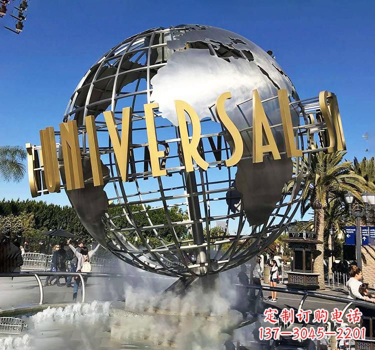 沈阳不锈钢地球仪书籍雕塑