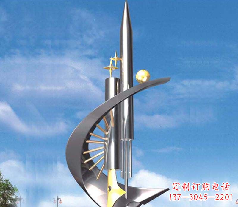 沈阳不锈钢笔雕塑艺术与精美的完美结合
