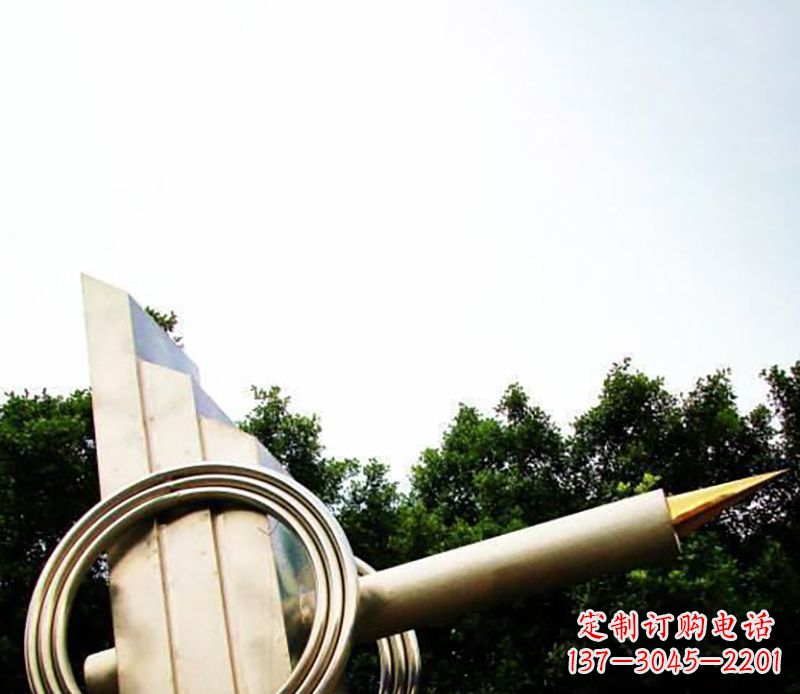 沈阳不锈钢钢笔雕塑把简单的钢笔变成艺术品