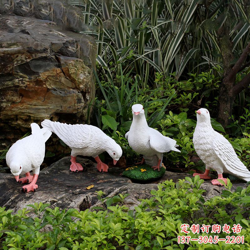 沈阳不锈钢鸽子立体雕塑精美雕塑点缀美好生活