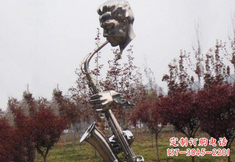 沈阳不锈钢萨克斯雕塑艺术与音乐的结合