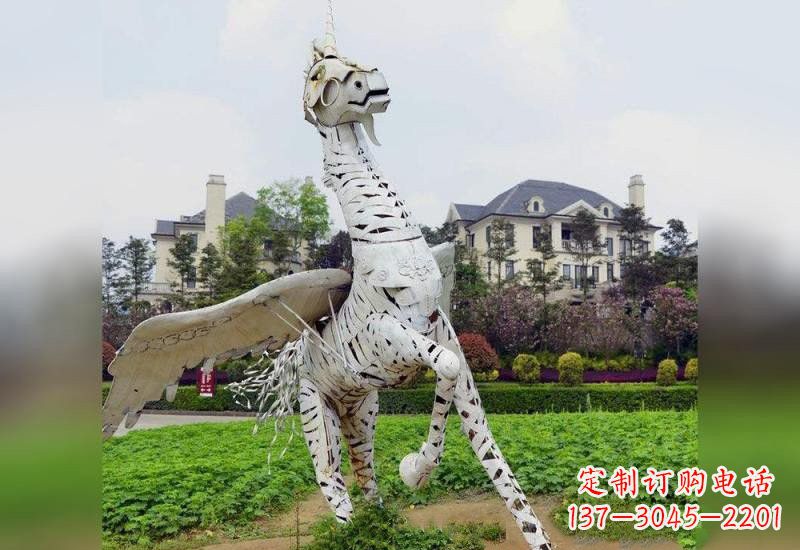 沈阳不锈钢独角兽雕塑