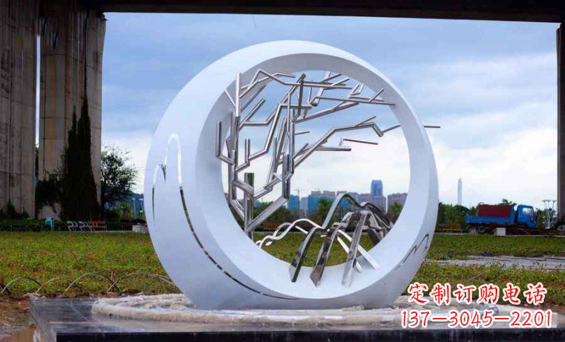 沈阳不锈钢树枝雕塑艺术与环保的完美结合