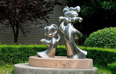 沈阳不锈钢古代儿童雕塑让每个孩子都有一个家