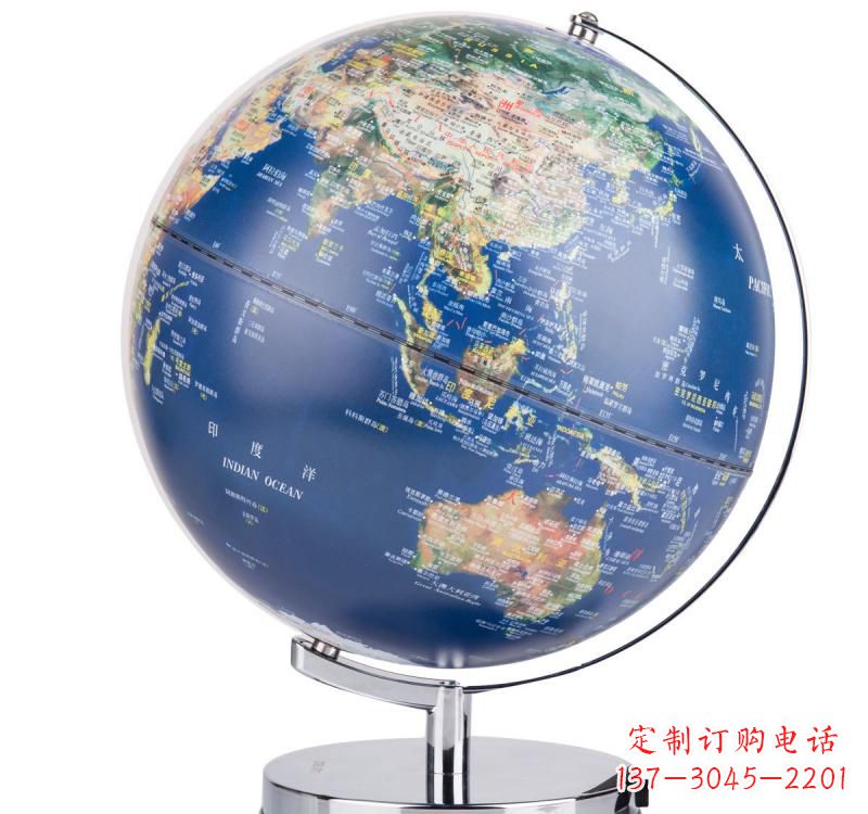 沈阳不锈钢地球仪雕塑精美的艺术品