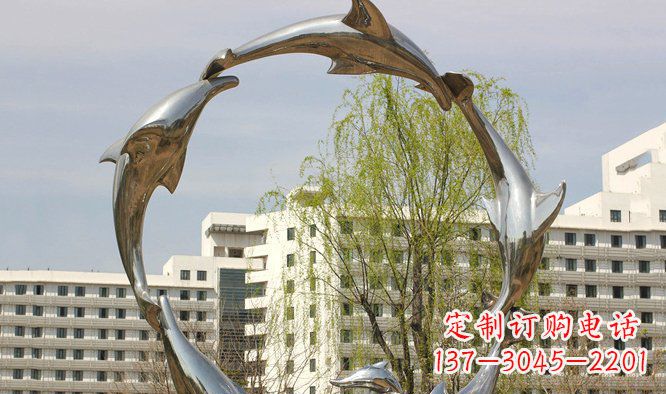 沈阳海豚雕塑精美景观的象征