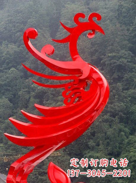 沈阳不锈钢凤凰雕塑一次精美的艺术体验