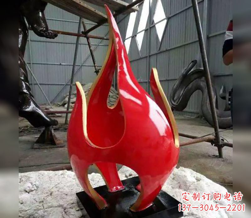 沈阳不锈钢火龙果雕塑传承传统文化的艺术品