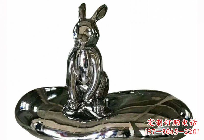沈阳不锈钢兔子雕塑