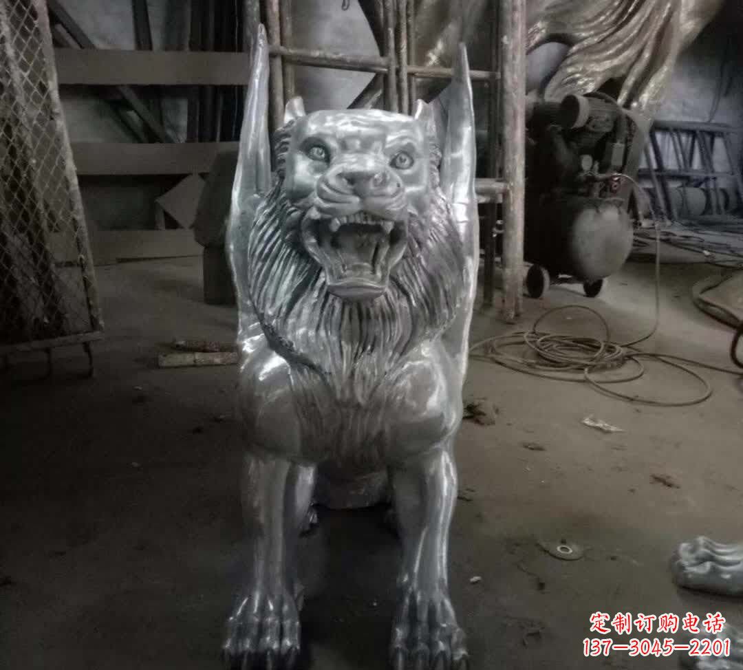 沈阳不锈钢老虎雕塑经典的艺术品
