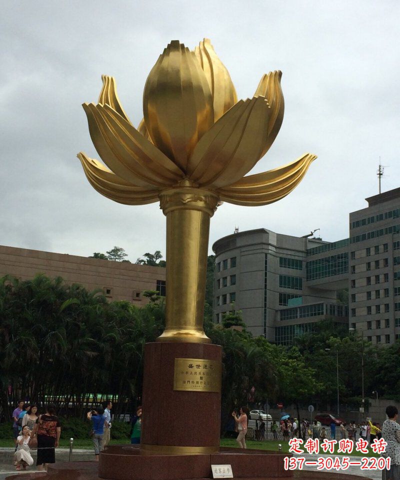 沈阳不锈钢莲花雕塑——美丽的艺术见证