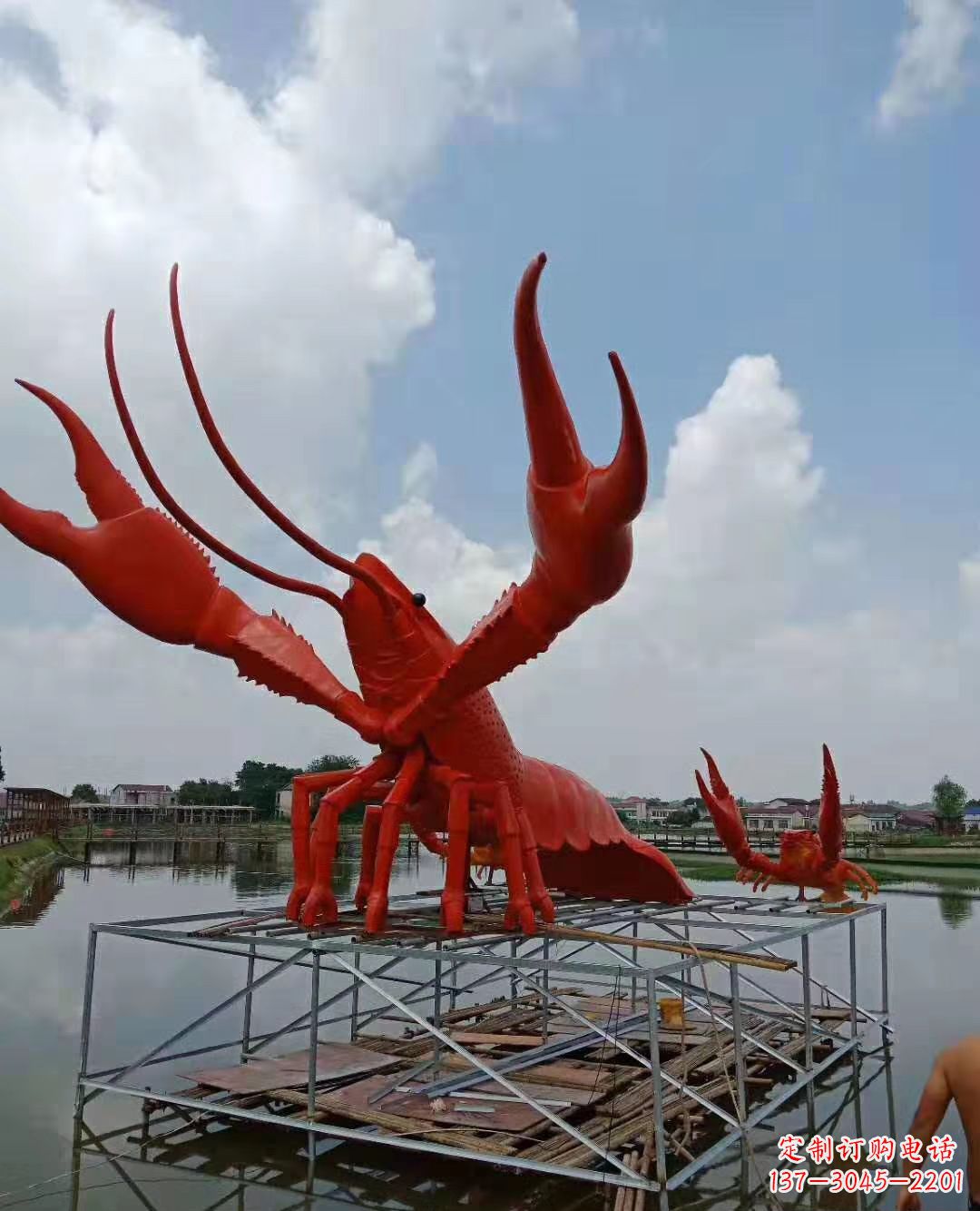 沈阳不锈钢龙虾动物雕塑艺术之美