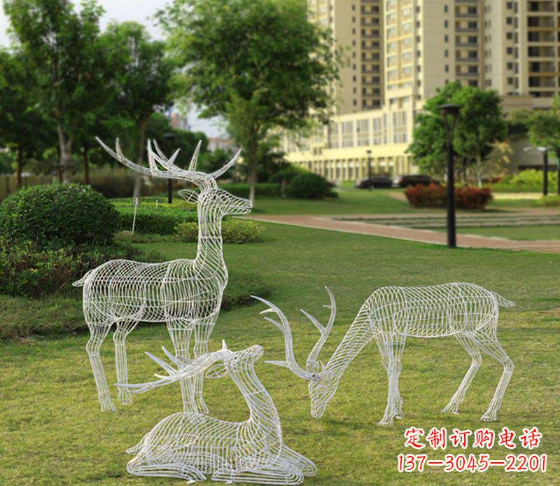 沈阳精美梅花鹿雕塑,传承祖先文化瑰宝