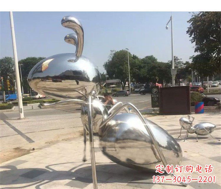 沈阳不锈钢蚂蚁雕塑艺术与自然的完美结合