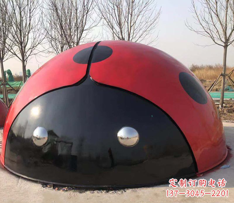 沈阳不锈钢瓢虫雕塑精致的艺术之美
