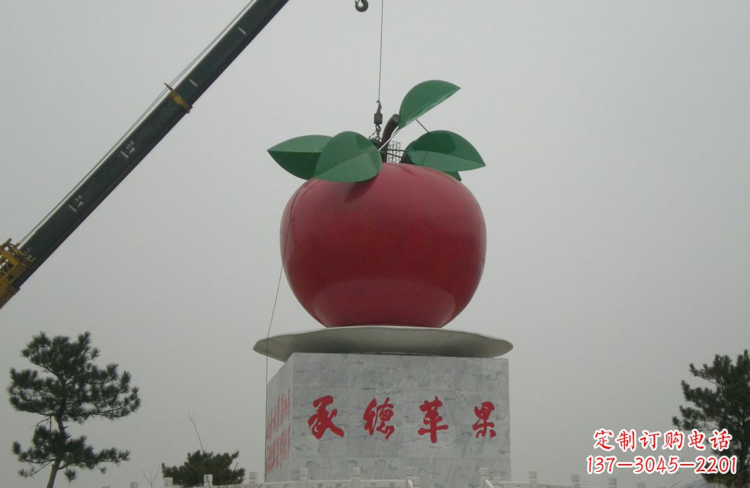 沈阳不锈钢苹果雕塑精美绝伦的艺术杰作