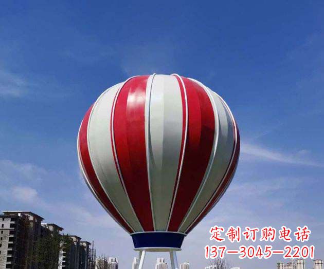 沈阳不锈钢热气球雕塑给景观增添精彩