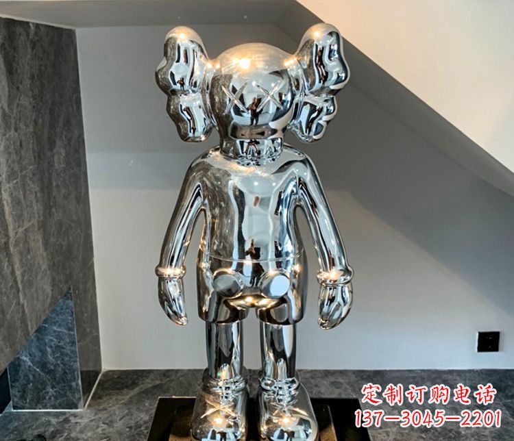 沈阳精致的不锈钢机器人雕塑