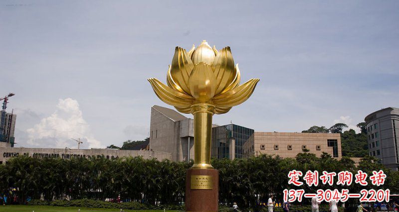 沈阳不锈钢莲花雕塑——精美的艺术品