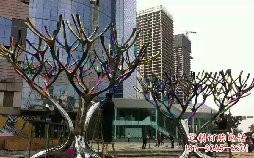 沈阳不锈钢树枝景观雕塑