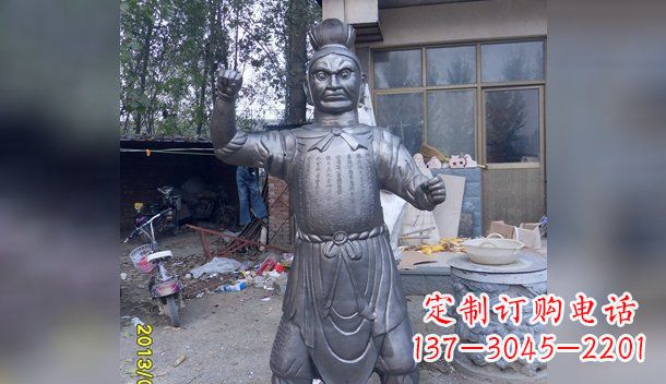 沈阳不锈钢四大天王雕塑神圣守护者