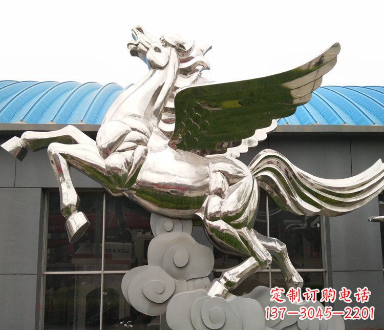 沈阳不锈钢踏云飞马——给城市带来动感与灵气