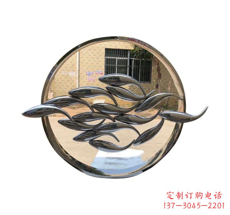 沈阳不锈钢圆环雕塑精美完美的艺术之作