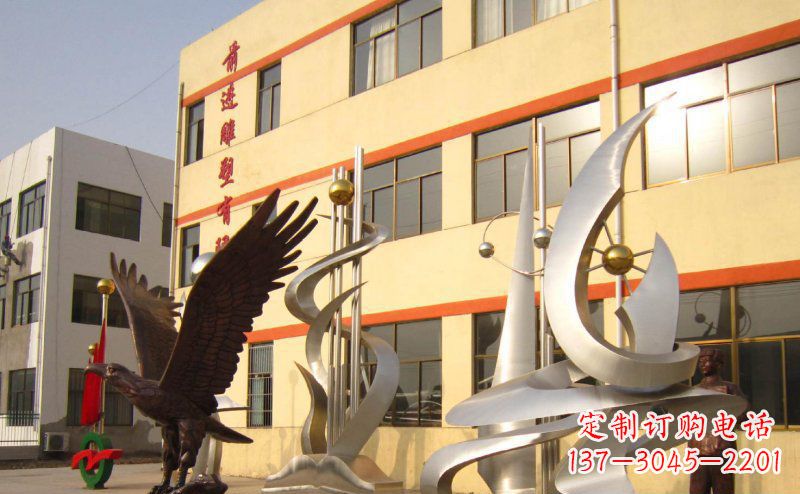 沈阳不锈钢雄鹰雕塑