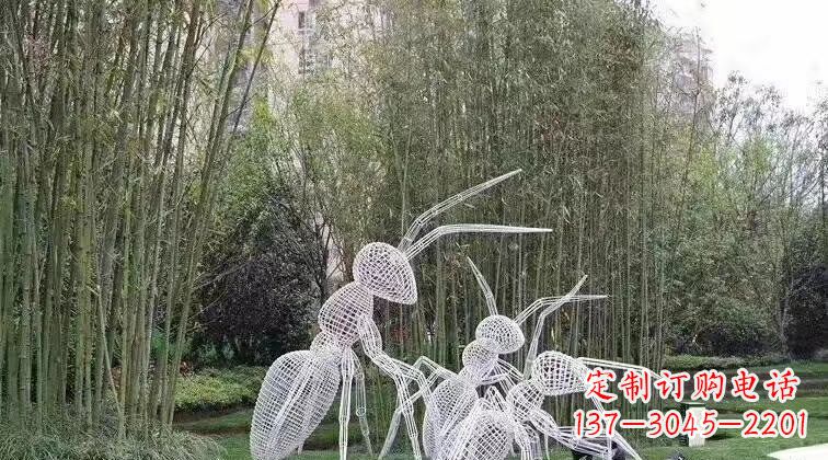沈阳不锈钢艺术蚂蚁雕塑