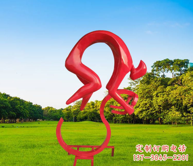 沈阳不锈钢自行车雕塑精致美观的园林装置