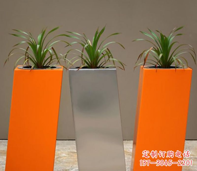 沈阳不锈钢花盆雕塑一种全新的视觉体验